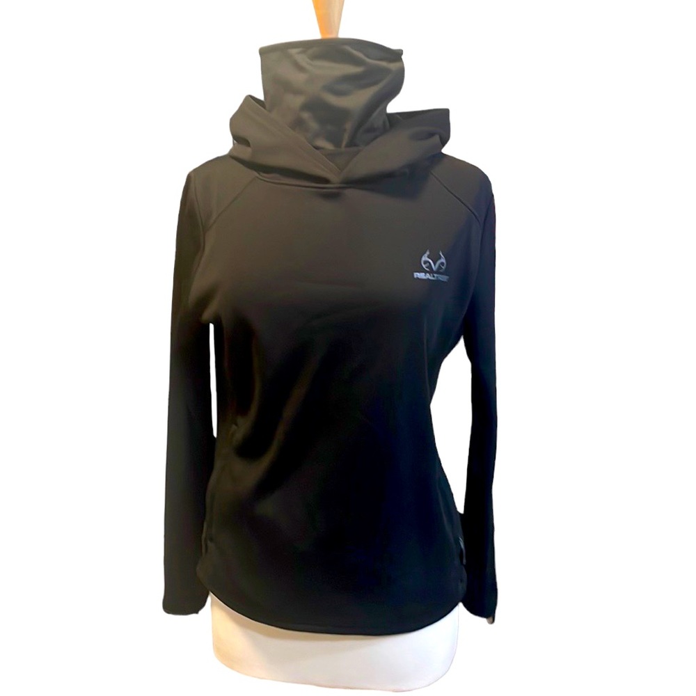 Real Tree Hoodie Size Medium black Excellent condition worn twice